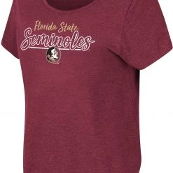 Colosseum Women's Florida State Seminoles Garnet Curved Hem T-Shirt