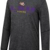 Colosseum Men's LSU Tigers Black Tournament Long Sleeve T-Shirt