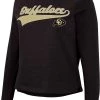 Colosseum Women's Colorado Buffaloes Black Already Did Pullover Sweatshirt