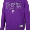 Colosseum Men's Kansas State Wildcats Purple Scholarship Pullover Sweatshirt