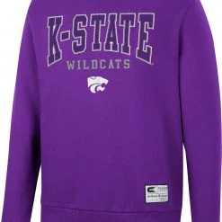 Colosseum Men's Kansas State Wildcats Purple Scholarship Pullover Sweatshirt