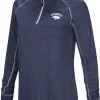 Colosseum Men's Nevada Wolf Pack Blue Rival 1/4 Zip Jacket