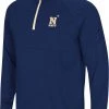 Colosseum Men's Navy Midshipmen Navy Rival 1/4 Zip Jacket