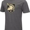 Colosseum Men's Army West Point Black Knights Grey Dual Blend T-Shirt