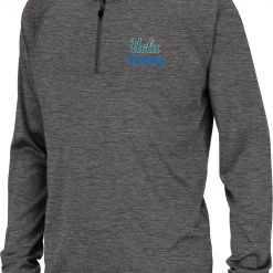 Colosseum Youth UCLA Bruins Grey Quarter-Zip Pullover Shirt For Boys'