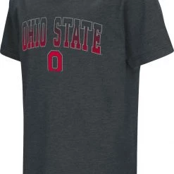 Colosseum Youth Ohio State Buckeyes Black Dual Blend T-Shirt For Boys'