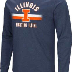 Colosseum Men's Villanova Wildcats Blue Playbook Long Sleeve T-Shirt