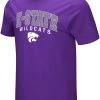 Colosseum Men's Kansas State Wildcats Purple T-Shirt