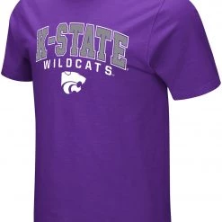 Colosseum Men's Kansas State Wildcats Purple T-Shirt