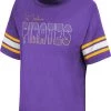 Colosseum Women's East Carolina Pirates Purple Janis T-Shirt