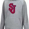 Colosseum Youth St. John's Red Storm Grey Pullover Hoodie For Girls'