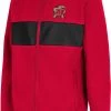 Colosseum Youth Maryland Terrapins Red Woodman Full-Zip Hoodie For Boys'