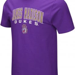 Colosseum Men's James Madison Dukes Purple T-Shirt