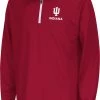 Colosseum Youth Indiana Hoosiers Crimson Quarter-Zip Pullover Shirt For Boys'