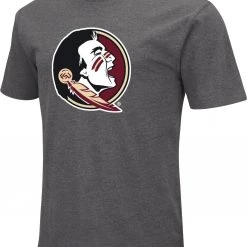 Colosseum Men's Florida State Seminoles Grey Dual Blend T-Shirt