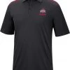 Colosseum Men's Ohio State Buckeyes Black Polo