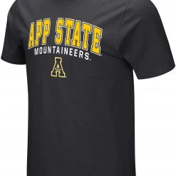 Colosseum Men's Appalachian State Mountaineers Black T-Shirt