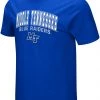 Colosseum Men's Middle Tennessee State Blue Raiders Blue T-Shirt