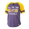 Colosseum Women's LSU Tigers Purple Raglan T-Shirt