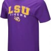Colosseum Men's LSU Tigers Purple Tournament Long Sleeve T-Shirt