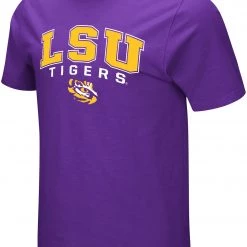 Colosseum Men's LSU Tigers Purple Tournament Long Sleeve T-Shirt