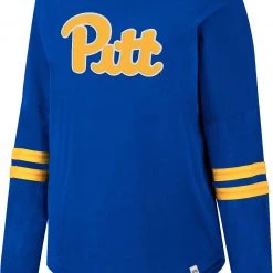 Colosseum Women's Pitt Panthers Blue Earth Longsleeve T-Shirt