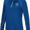 Colosseum Women's Memphis Tigers Blue Stingray 1/4 Zip Jacket