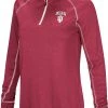 Colosseum Women's Indiana Hoosiers Crimson Stingray 1/4 Zip Jacket