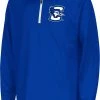 Colosseum Youth Creighton Bluejays Blue Draft 1/4 Zip Jacket For Girls'
