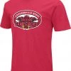 Colosseum Men's Jacksonville State Gamecocks Red Dual Blend T-Shirt