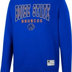 Colosseum Men's Boise State Broncos Blue Scholarship Pullover Sweatshirt