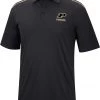Colosseum Men's Purdue Boilermakers Black Polo