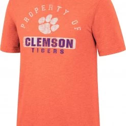 Colosseum Men's Clemson Tigers Navy Tri-Blend T-Shirt