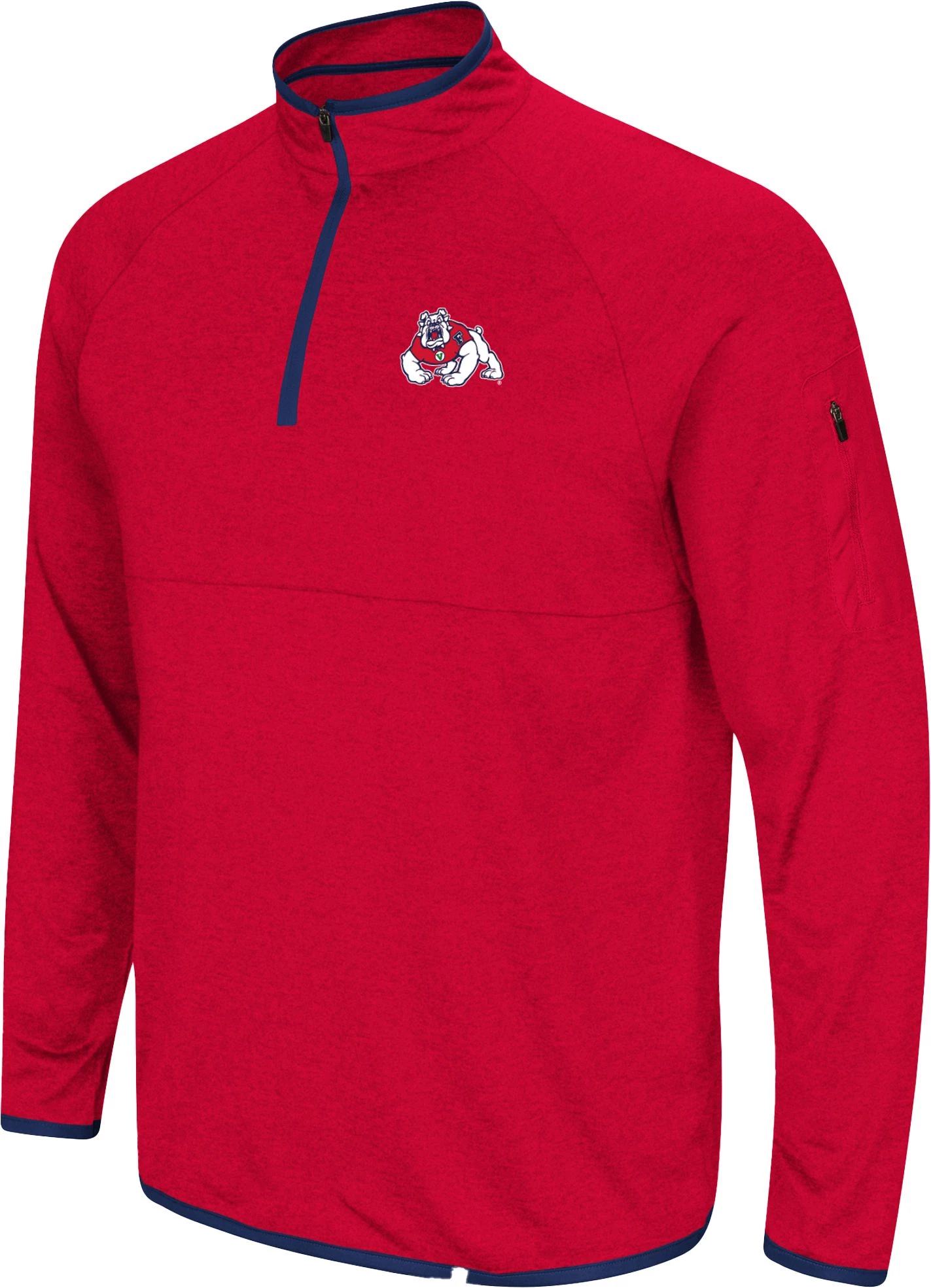 Colosseum Men's Fresno State Bulldogs Cardinal Rival 1/4 Zip Jacket 1 Colosseum Men's Fresno State Bulldogs Cardinal Rival 1/4 Zip Jacket