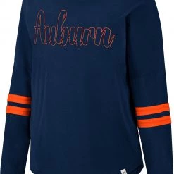 Colosseum Women's Auburn Tigers Blue Earth Longsleeve T-Shirt