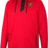 Colosseum Men's Maryland Terrapins Red Brushwood 1/4 Zip Jacket