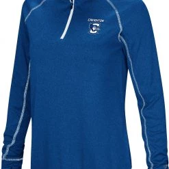 Colosseum Women's Creighton Bluejays Blue Stingray 1/4 Zip Jacket