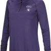 Colosseum Women's Northwestern Wildcats Purple Stingray 1/4 Zip Jacket
