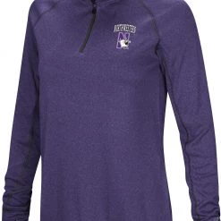 Colosseum Women's Northwestern Wildcats Purple Stingray 1/4 Zip Jacket