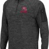 Colosseum Men's Western Kentucky Hilltoppers Grey Quarter-Zip Shirt
