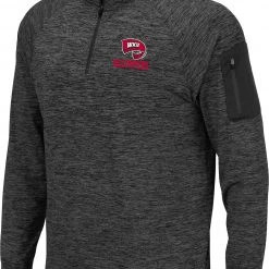 Colosseum Men's Western Kentucky Hilltoppers Grey Quarter-Zip Shirt