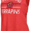Colosseum Women's Maryland Terrapins Red Coach Carr Tank Top
