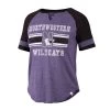 Colosseum Women's Northwestern Wildcats Purple Raglan T-Shirt