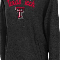Colosseum Women's Texas Tech Red Raiders Black Pullover Hoodie