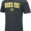 Colosseum Men's Wichita State Shockers Black Dual Blend T-Shirt