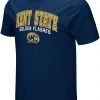 Colosseum Men's Kent State Golden Flashes Navy Blue T-Shirt