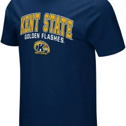 Colosseum Men's Kent State Golden Flashes Navy Blue T-Shirt