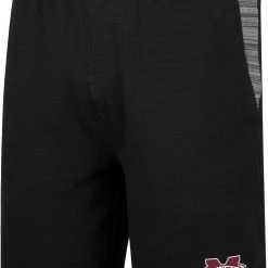 Colosseum Men's Mississippi State Bulldogs Black Thunder Fleece Shorts