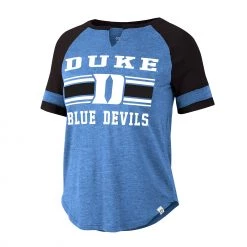 Colosseum Women's Duke Blue Devils Duke Blue Raglan T-Shirt