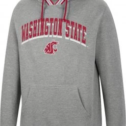 Colosseum Men's Washington State Cougars Grey Baller Pullover Hoodie